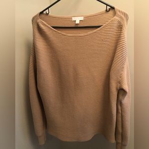 Worn Once 14th & Union Tan Oversized Sweater
